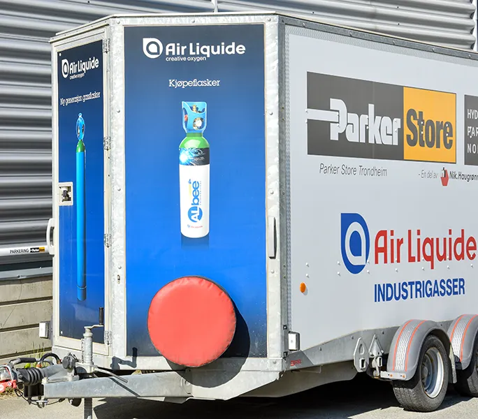 Air Liquide 12 parkerstore trondheim industrigass acetylen oksygen